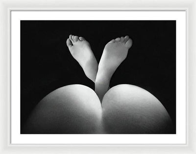 Nude Study #53 / Art Photo - Framed Print