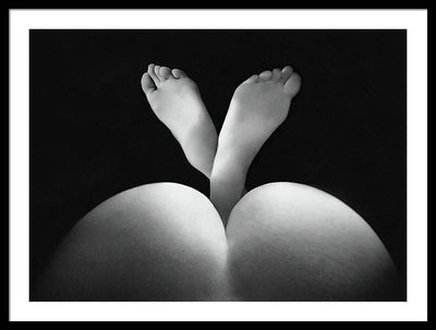 Nude Study #53 / Art Photo - Framed Print