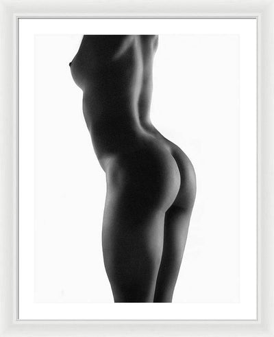 Nude Study #54 / Art Photo - Framed Print