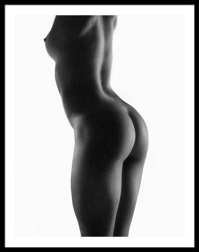 Nude Study #54 / Art Photo - Framed Print