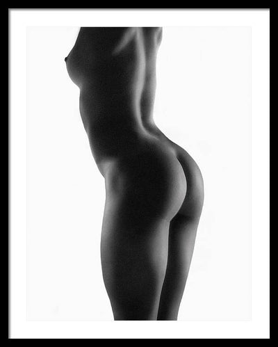 Nude Study #54 / Art Photo - Framed Print