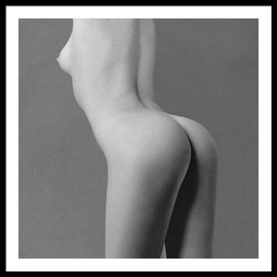 Nude Study #56 / Art Photo - Framed Print