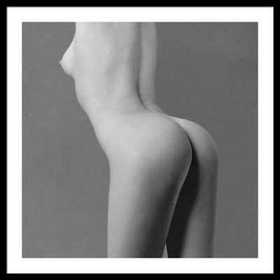 Nude Study #56 / Art Photo - Framed Print