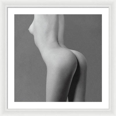 Nude Study #56 / Art Photo - Framed Print