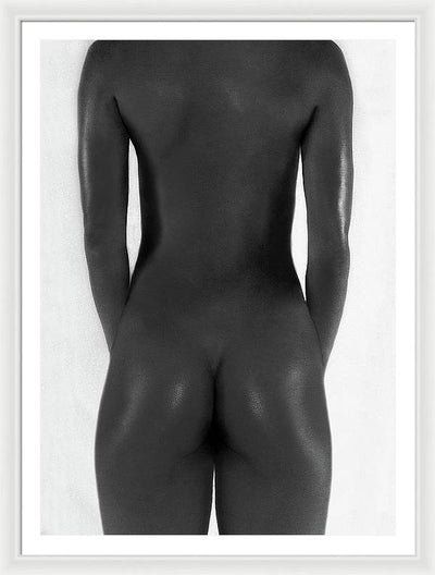 Nude Study #7 / Art Photo - Framed Print