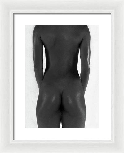 Nude Study #7 / Art Photo - Framed Print