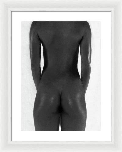 Nude Study #7 / Art Photo - Framed Print