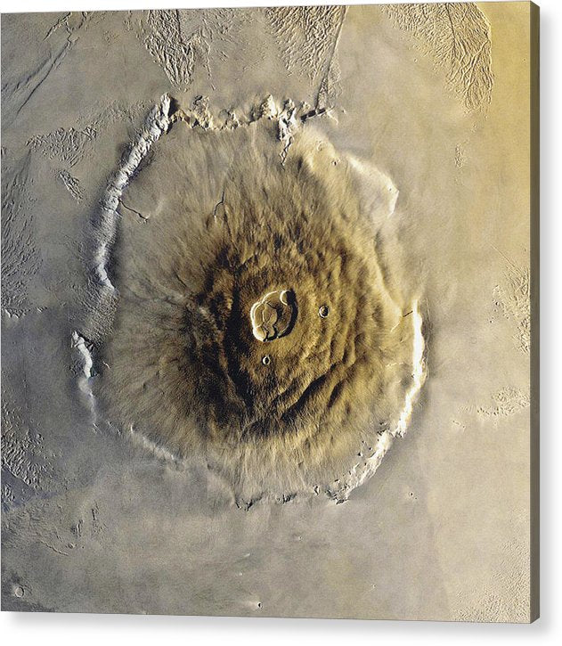 Olympus Mons Volcano on Mars / Art Photo - Acrylic Print