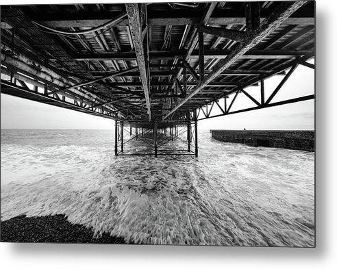 Palace Pier, Brighton, England / Art Photo - Metal Print