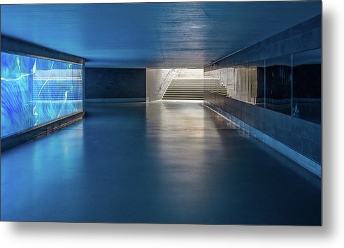 Pedestrian Underpass / Art Photo - Metal Print