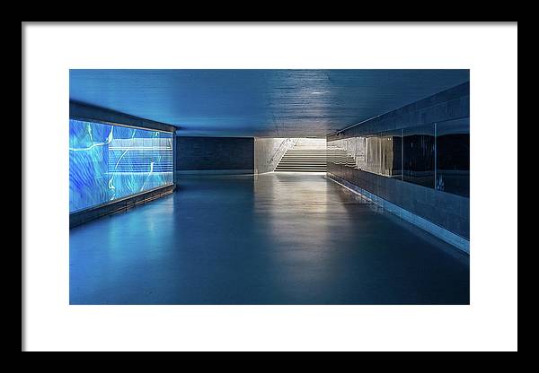 Pedestrian Underpass / Art Photo - Framed Print