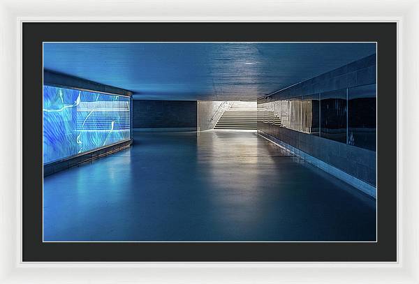 Pedestrian Underpass / Art Photo - Framed Print