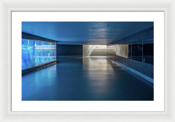 Pedestrian Underpass / Art Photo - Framed Print