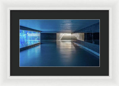 Pedestrian Underpass / Art Photo - Framed Print