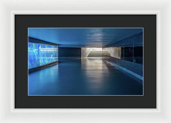 Pedestrian Underpass / Art Photo - Framed Print