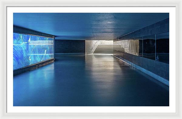 Pedestrian Underpass / Art Photo - Framed Print