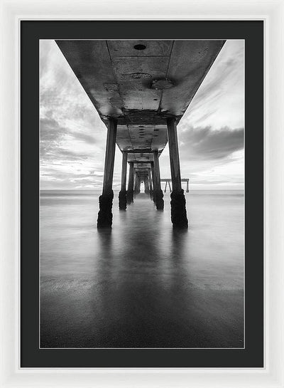 Pier, California #1 / Art Photo - Framed Print