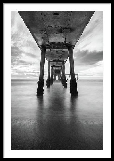 Pier, California #1 / Art Photo - Framed Print