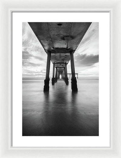 Pier, California #1 / Art Photo - Framed Print