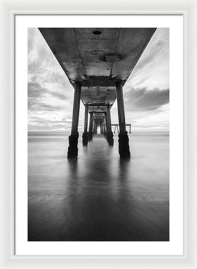 Pier, California #1 / Art Photo - Framed Print