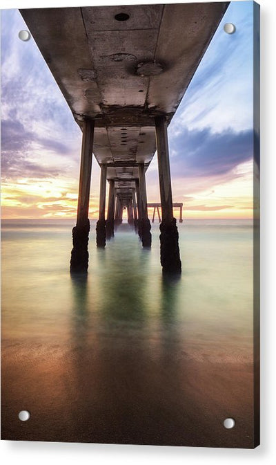 Pier, California #2 / Art Photo - Acrylic Print