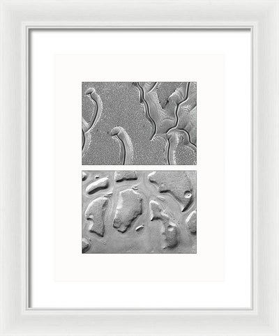 Planet Mars #459 - detail - diptych / Art Photo - Framed Print