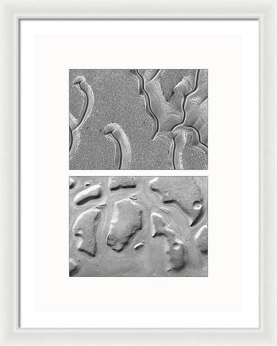 Planet Mars #459 - detail - diptych / Art Photo - Framed Print