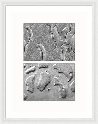 Planet Mars #459 - detail - diptych / Art Photo - Framed Print