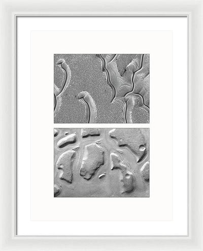 Planet Mars #459 - detail - diptych / Art Photo - Framed Print