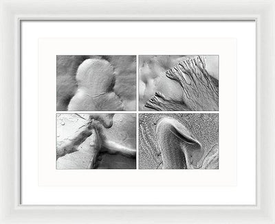 Planet Mars #462 - detail / Art Photo - Framed Print