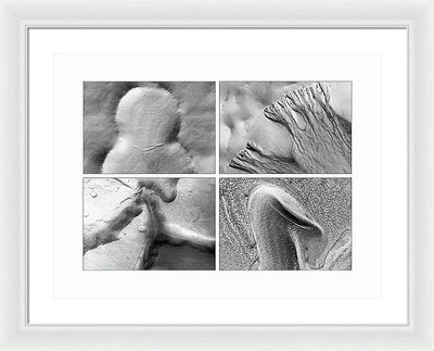 Planet Mars #462 - detail / Art Photo - Framed Print