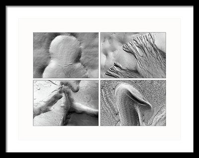 Planet Mars #462 - detail / Art Photo - Framed Print