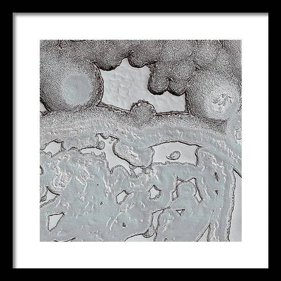 Planet Mars - detail # r33 / Art Photo - Framed Print