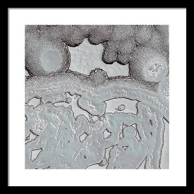 Planet Mars - detail # r33 / Art Photo - Framed Print