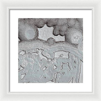 Planet Mars - detail # r33 / Art Photo - Framed Print