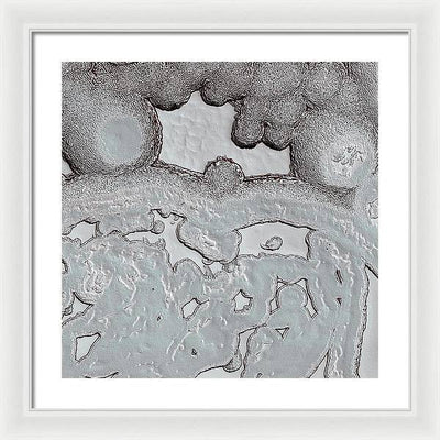 Planet Mars - detail # r33 / Art Photo - Framed Print