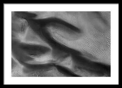 Planet Mars - detail #10 / Art Photo - Framed Print