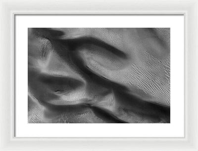 Planet Mars - detail #10 / Art Photo - Framed Print