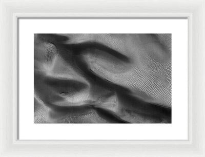 Planet Mars - detail #10 / Art Photo - Framed Print