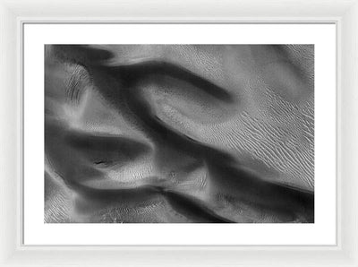 Planet Mars - detail #10 / Art Photo - Framed Print