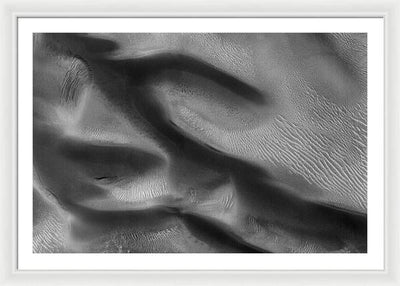 Planet Mars - detail #10 / Art Photo - Framed Print