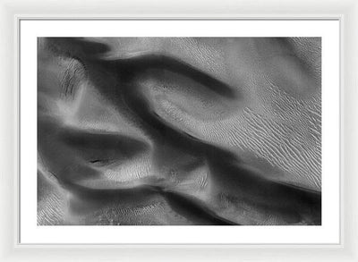 Planet Mars - detail #10 / Art Photo - Framed Print