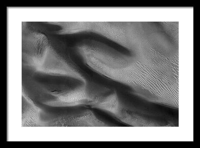 Planet Mars - detail #10 / Art Photo - Framed Print