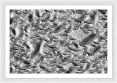 Planet Mars - detail #15 / Art Photo - Framed Print