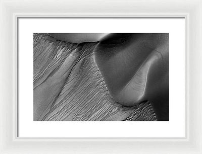 Planet Mars - detail #19 / Art Photo - Framed Print