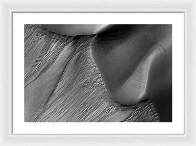 Planet Mars - detail #19 / Art Photo - Framed Print