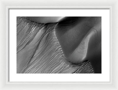 Planet Mars - detail #19 / Art Photo - Framed Print