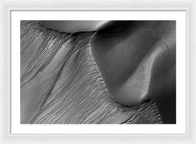 Planet Mars - detail #19 / Art Photo - Framed Print