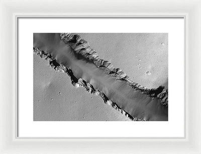 Planet Mars - detail #22 / Art Photo - Framed Print