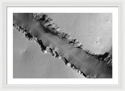 Planet Mars - detail #22 / Art Photo - Framed Print